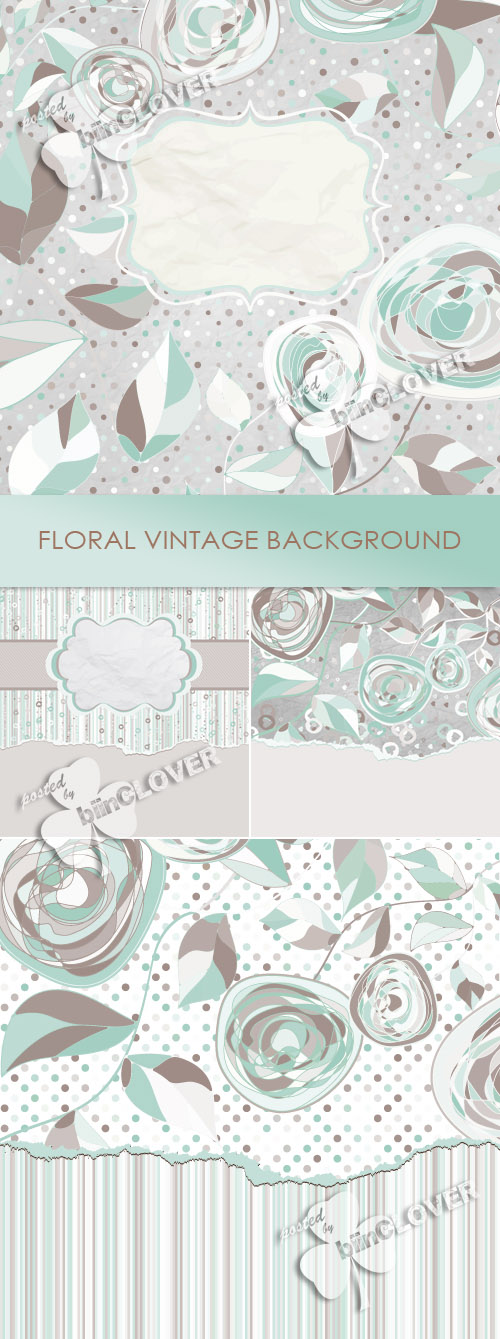 Floral vintage background 0203