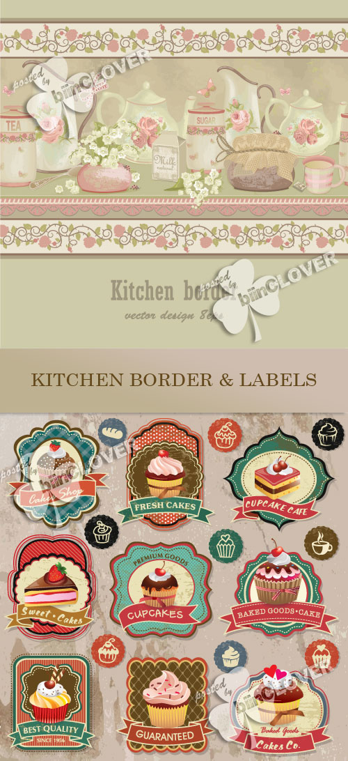 Kitchen border and labels 0203