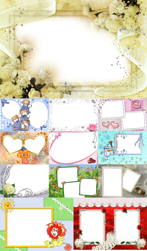 Collection of Spring Photo frames pack 38