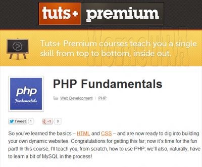 Tutsplus - PHP Fundamentals (Update 11-07-2012)