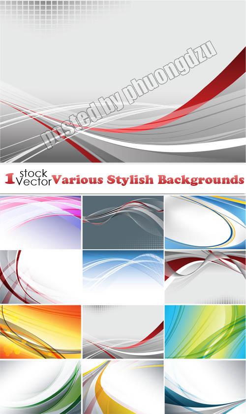 Vector - Various Stylish Backgrounds