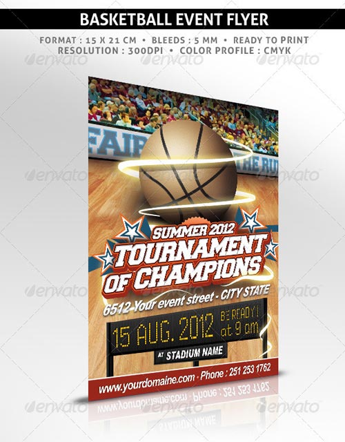 GraphicRiver Basketball Event Flyer
