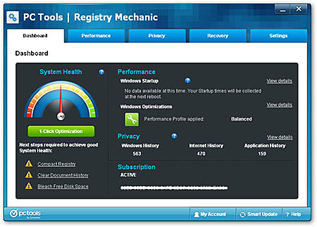  PC Tools Registry Mechanic 11.1.0.188 + Portable (2012) 