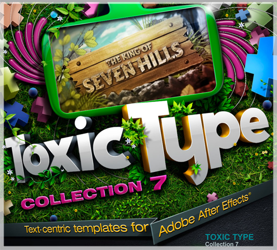 Toxic Type After Effects Templates Collections 7 - Repack