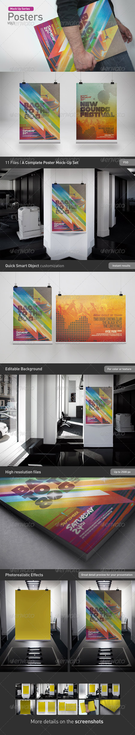 GraphicRiver Poster Mock Up- 464 mb