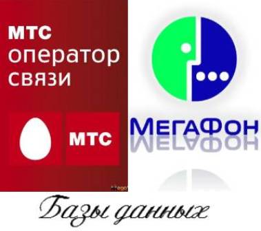 База данных сотового оператора Мегафон + База данных абонентов сотового оператора МТС (2012/RUS/PC)