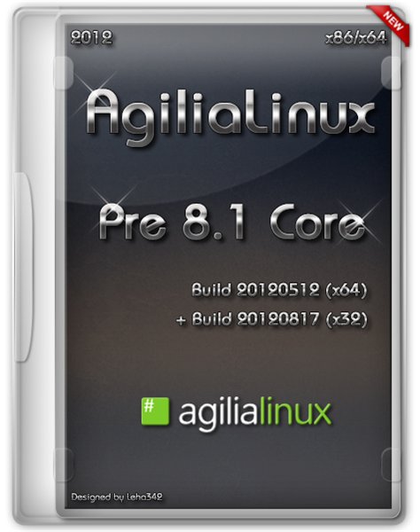 AgiliaLinux Pre 8.1 Сore (x86/x86_64/RUS/ENG/2012)