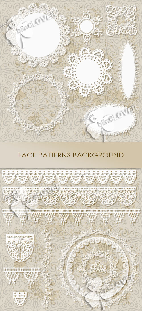 Lace patterns background 0230