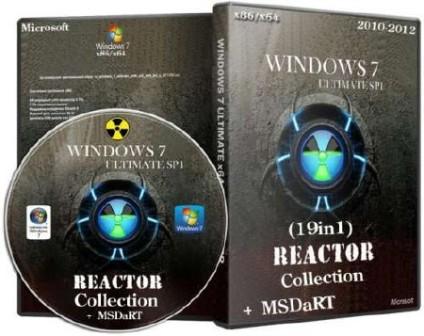 Windows 7 Ultimate (19in1) - Reactor Collection (x86+x64) + MSDaRT (2012/RUS/PC)