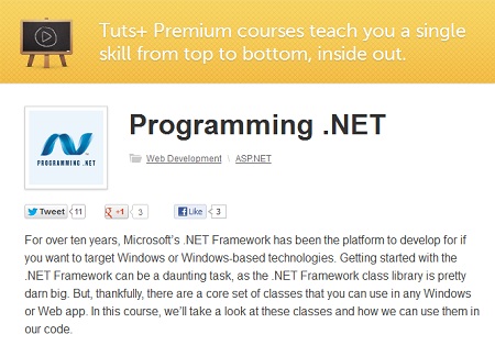 Tutsplus - Programming .NET (2012)