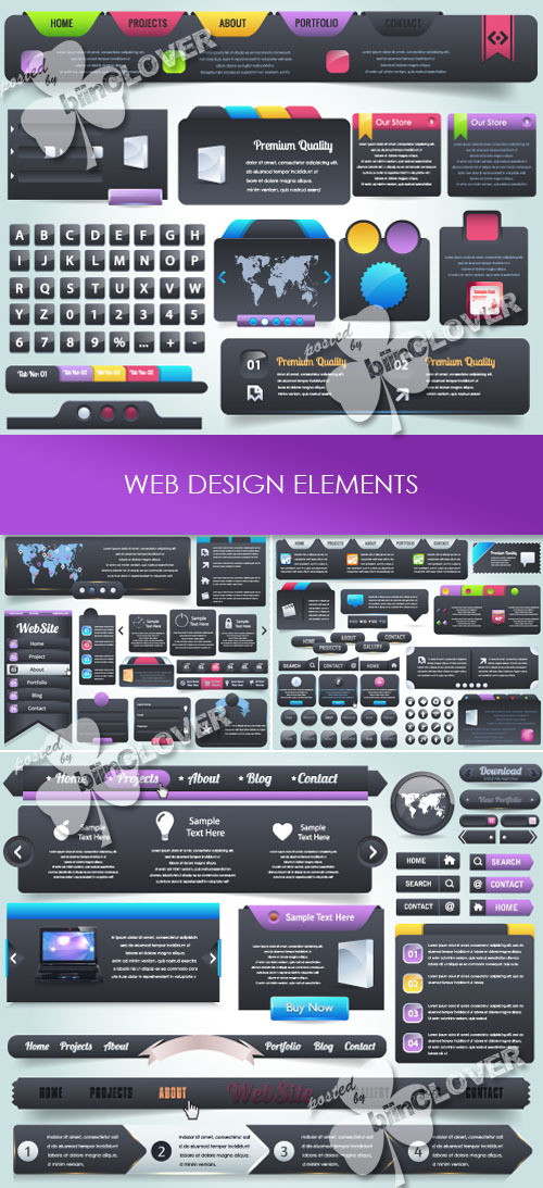 Web design elements 0255