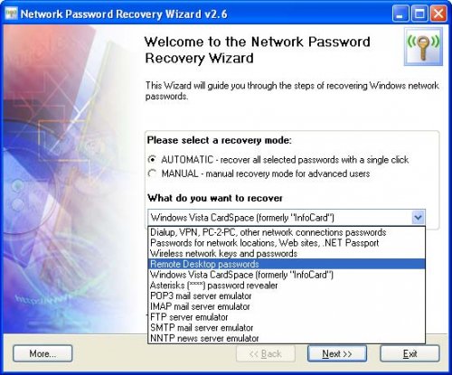 Network Password Recovery Wizard v5.8.0.671 + Portable
