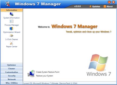 Yamicsoft Windows 7 Manager v4.1.1 Incl Keymaker and Patch-CORE